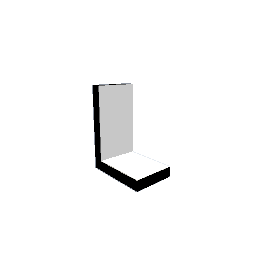 Bookend - Modern White with Gold
