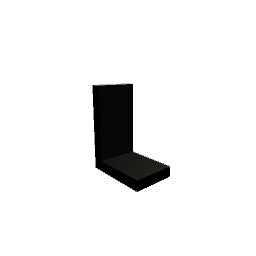 Bookend - Modern Black with Chrome