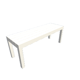 Bench - White Wood
