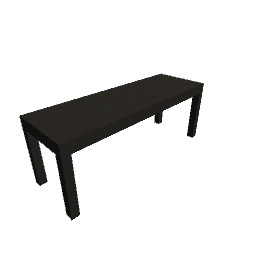 Bench - Black Wood