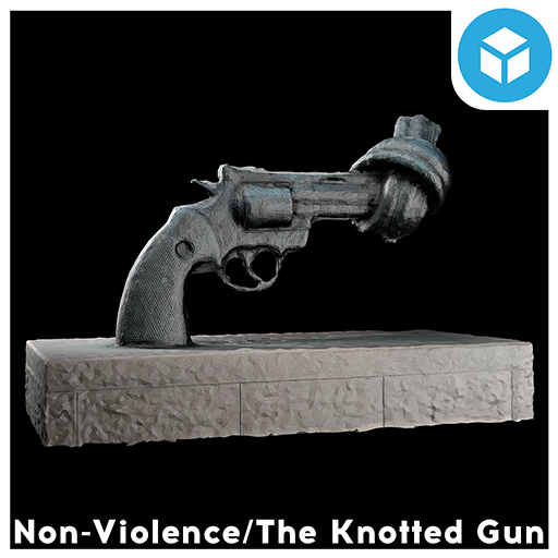 Sketchfab - Non-Violence/The Knotted Gun (Prop)