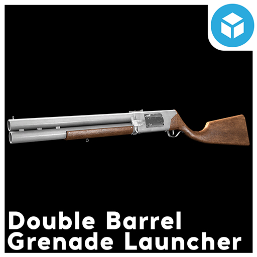 Sketchfab - Double Barrel Grenade Launcher (Prop)