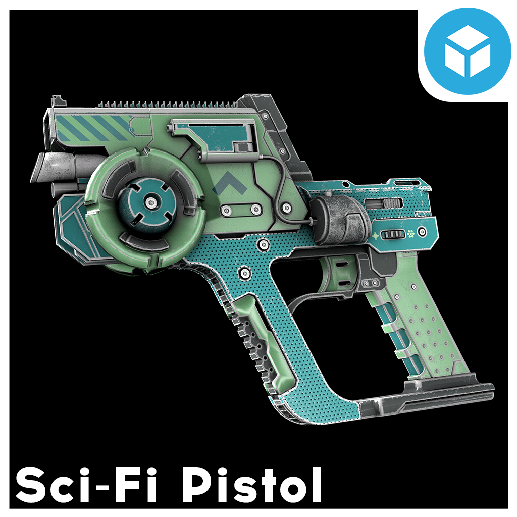 Sketchfab - Sci-Fi Pistol (Prop)