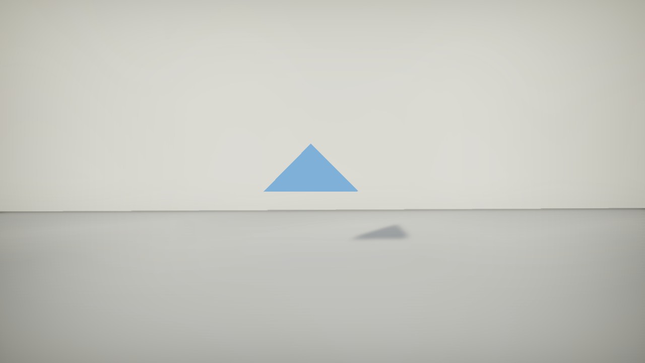 Flat Shape - Triangle 0.5m
