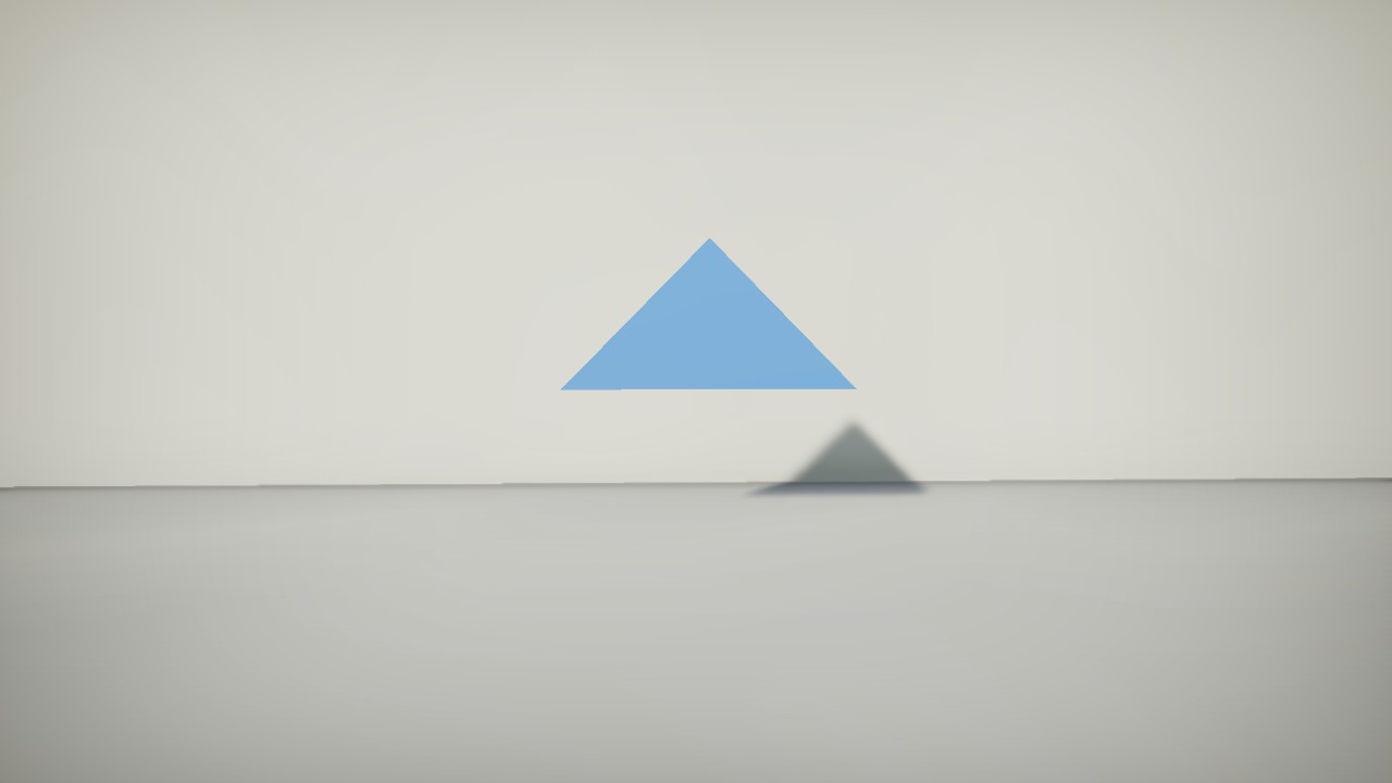 Flat Shape - Triangle 1m