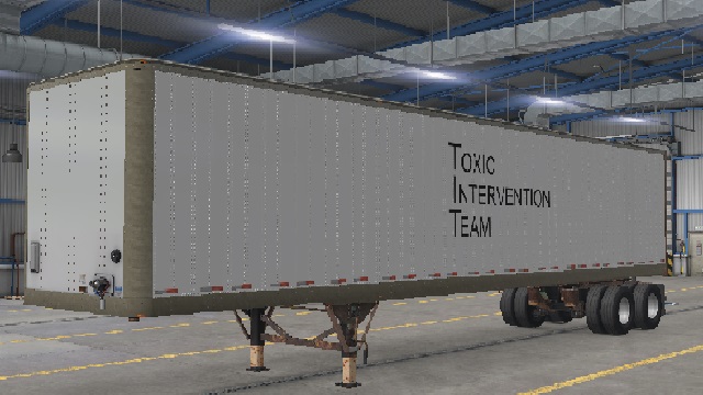Toxic Intervention Team Box Trailer