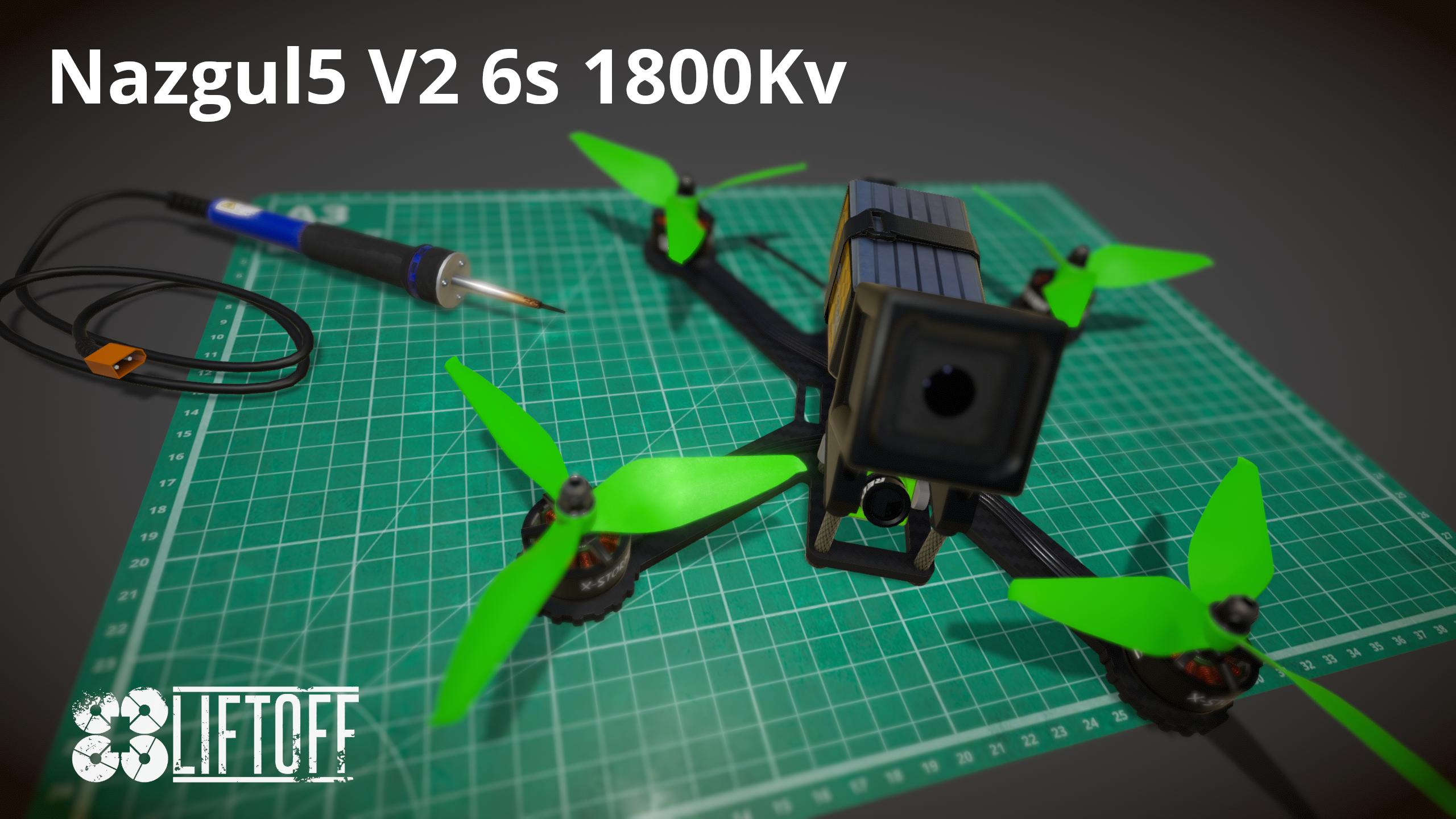 Nazgul5 V2 6s 1800Kv