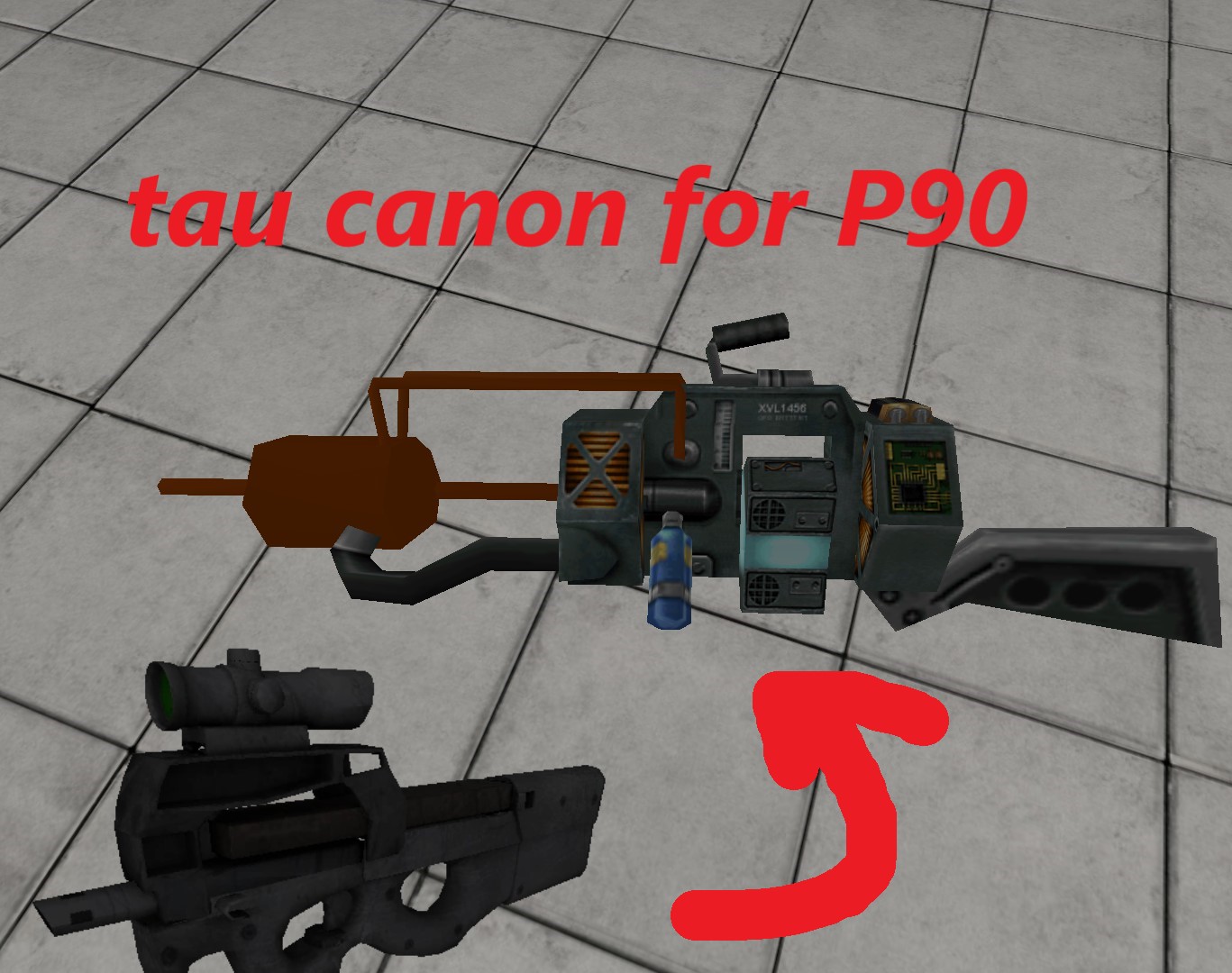 [hl1] Tau Canon for p90