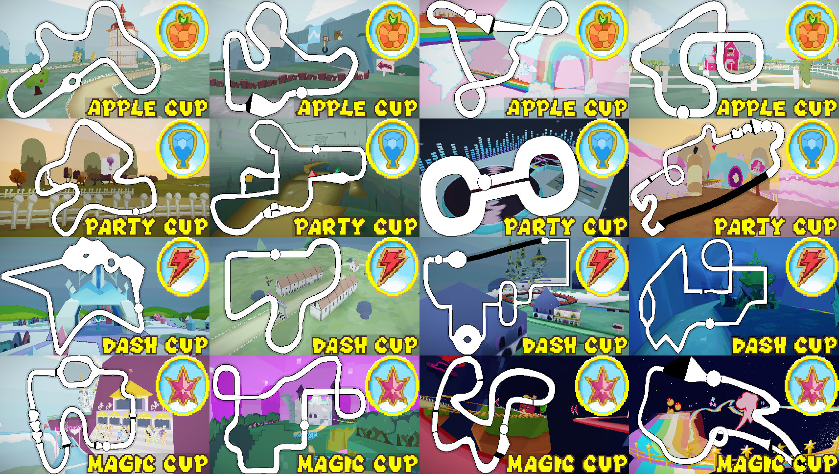 Pony Kart DS Map Pack (16+2)