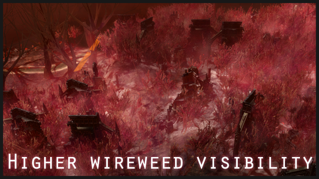 Higher wireweed visibility