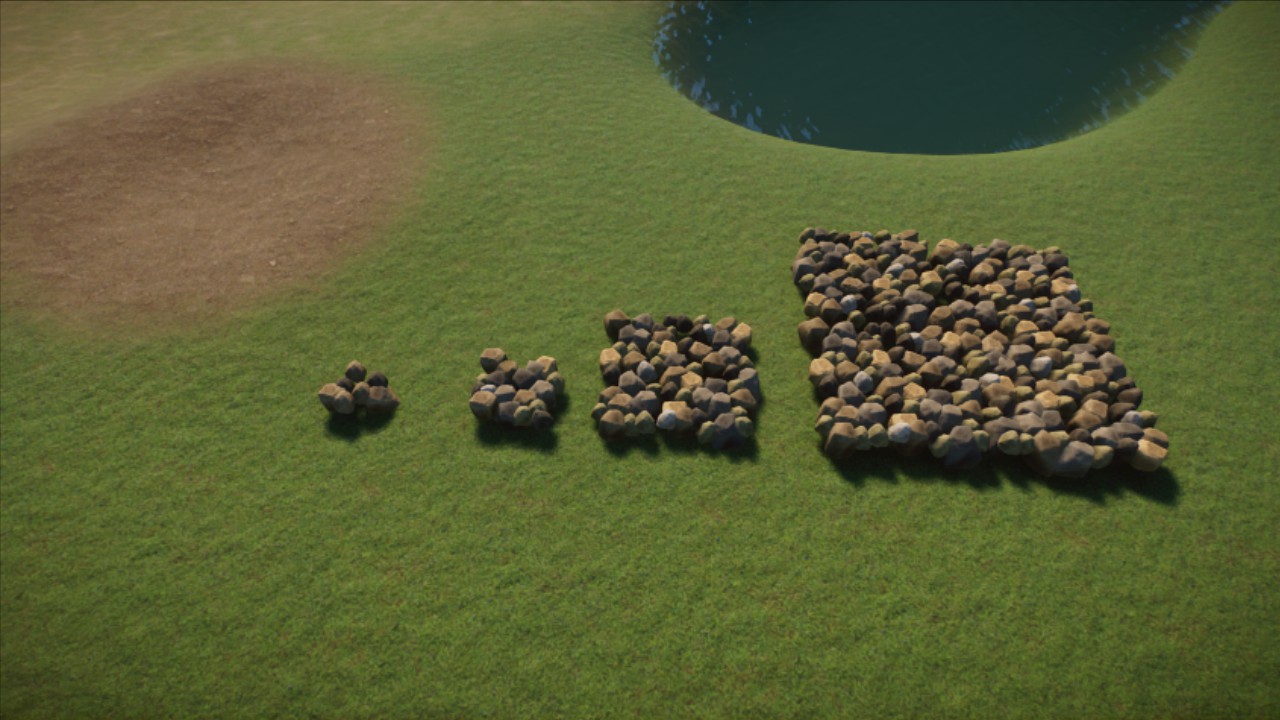 Pebble tiles