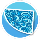 Water Print Corner