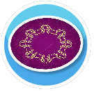 Purple Rug Fancy Circle