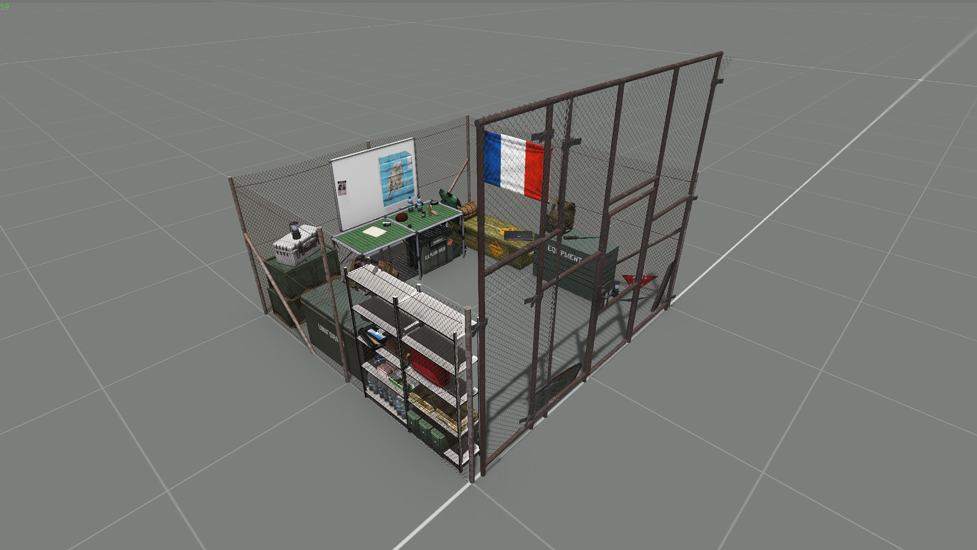 French Tier1 Gear Cage