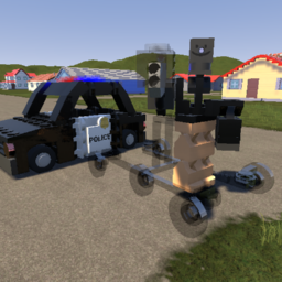 Police Bob with a pistol