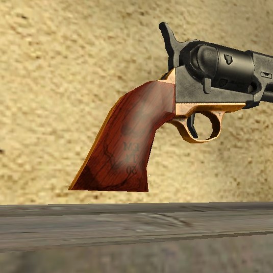 Colt Navy | Ivory Handle Normal Map