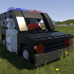 Softbody police van