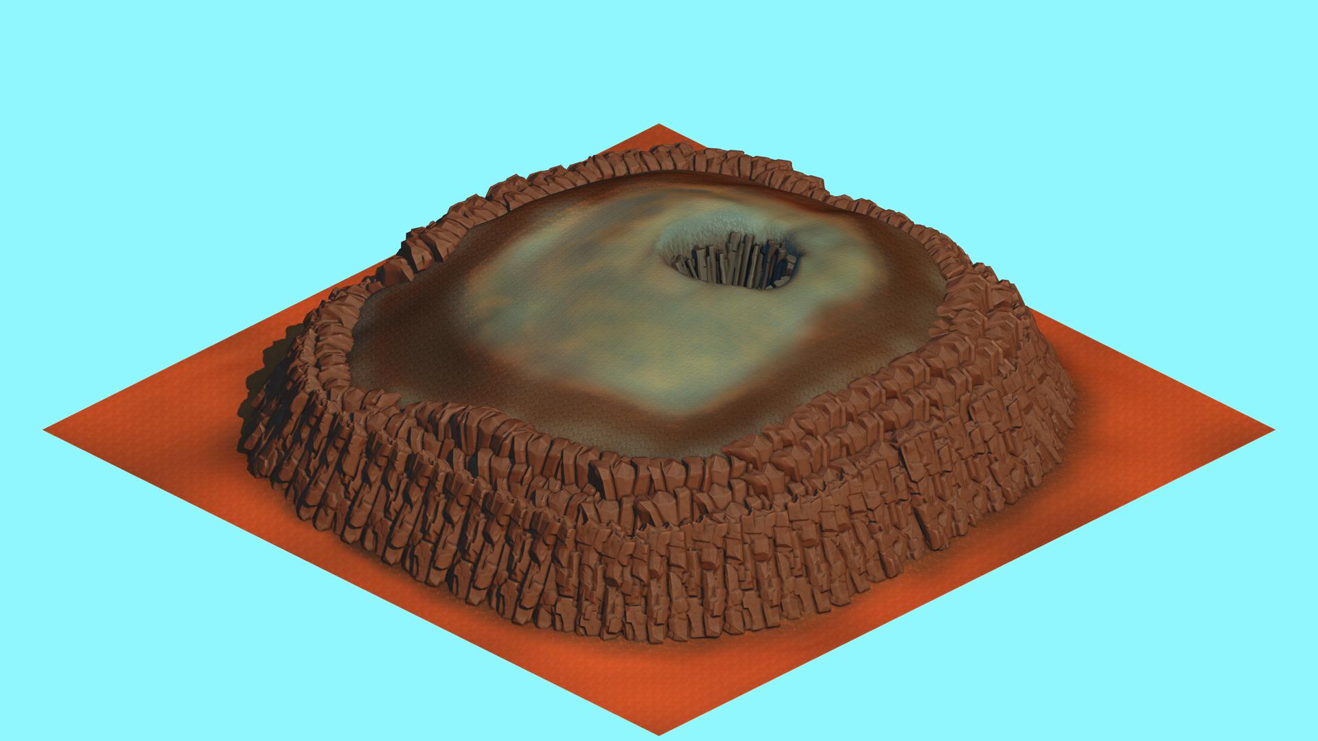 Olympus Mons Mars Tile for ScrapMan's Mars Community World.tile