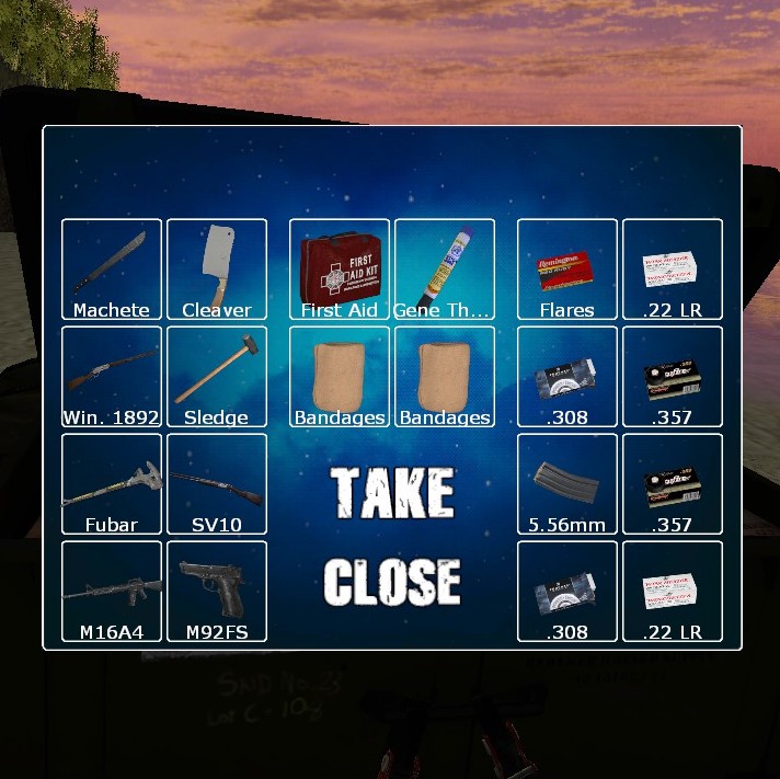 Blue supply crate background