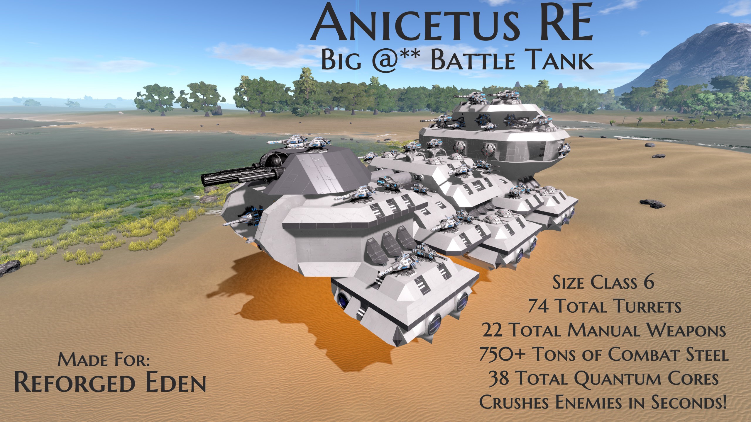 Anicetus RE - Big @** Battle Tank