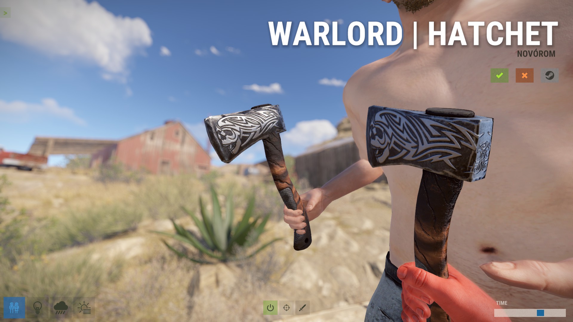 Gothic Warlord Hatchet