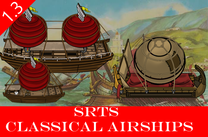 Classical Airships (1.3-1.6) mod preview for RimWorld