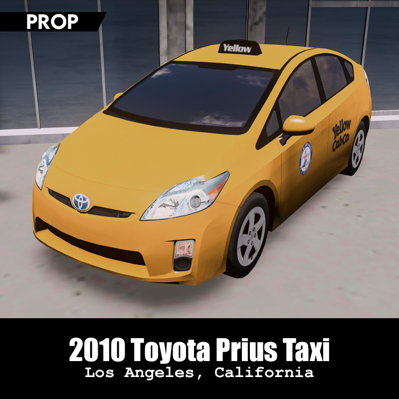 LA Yellow Cab - 2010 Toyota Prius (Prop)