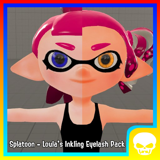 Splatoon - Loula's Inkling Eyelash Pack