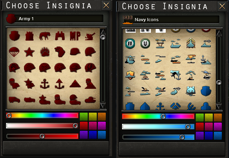 Vintage Army & Navy Icons IM