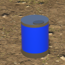 Soda can (blue)