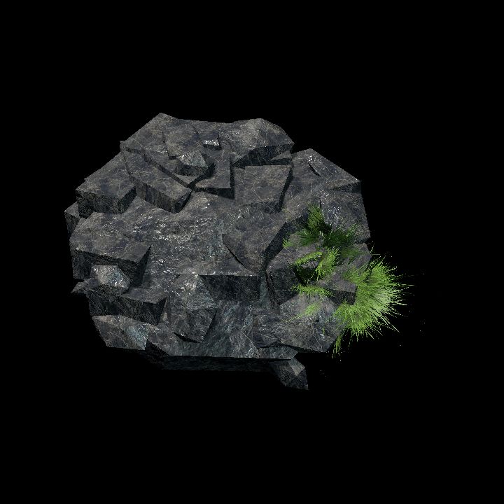 Jungle Ruins - rubble or rock 10