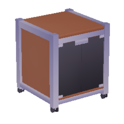 Rolling TV stand