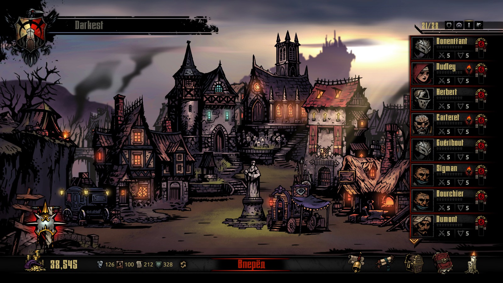 Darkest Dungeon — игровой процесс
