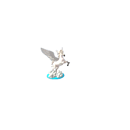 Unicorn statue 2