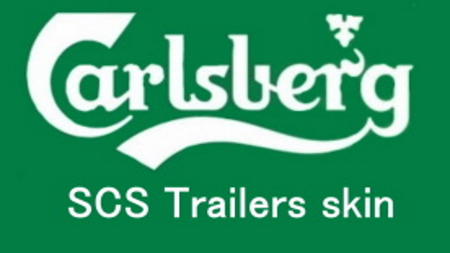 Carlsberg skin for SCS trailers