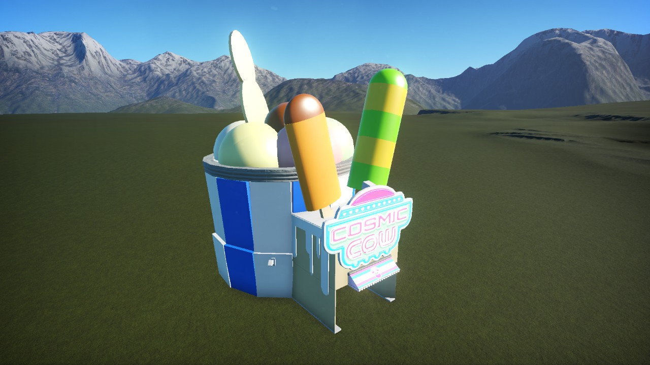 RCT 1 & 2 Style Ice Cream Building