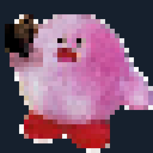 kirby with a gun
