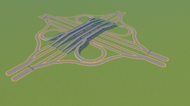 Alternate Cloverleaf Interchange