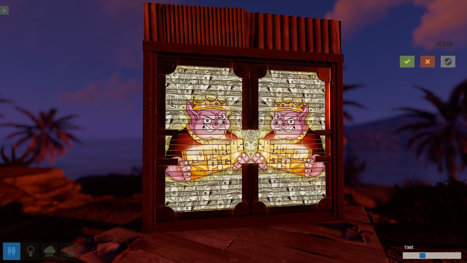 notoriuspig_ Sheet Metal Double Door