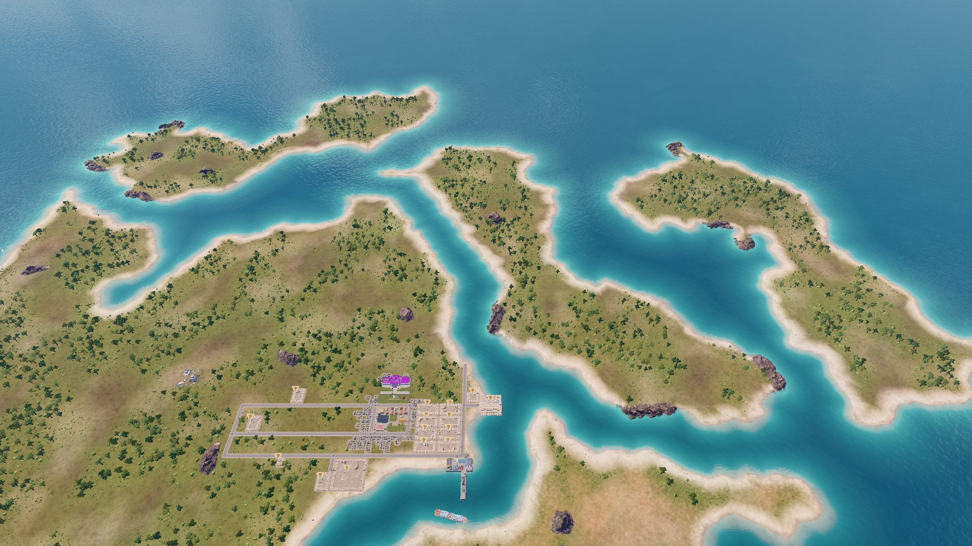middle rich island