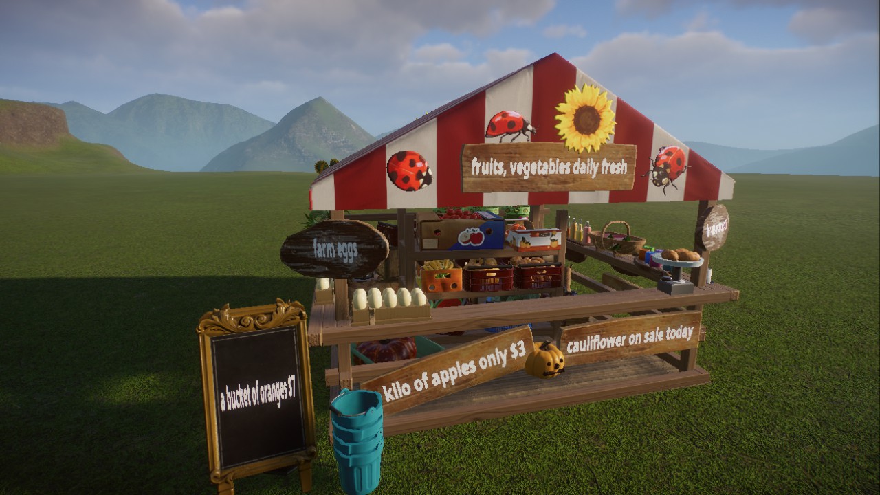 market stall, sale, food shop, Marktstand