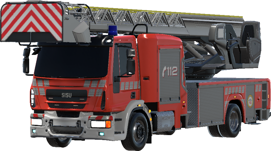 Suomen Helsingin Pelastuslaitos - Tikasauto (Helsinki Rescue Services Ladder Truck)