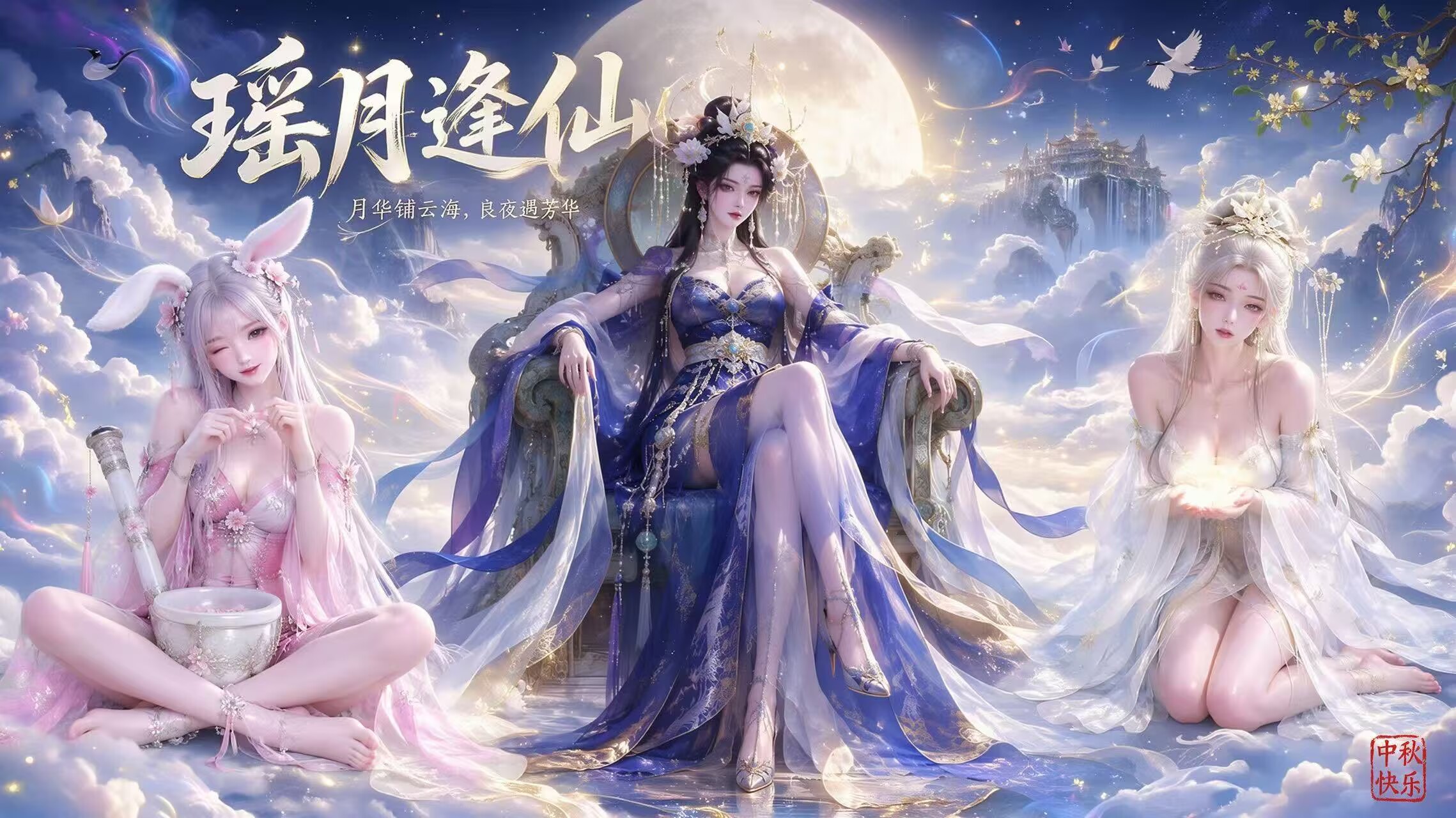 <color=red><size=24>【不一样】中秋立绘【瑶月逢仙】 preview
