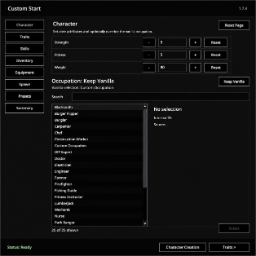 Custom Start – Project Zomboid Mod