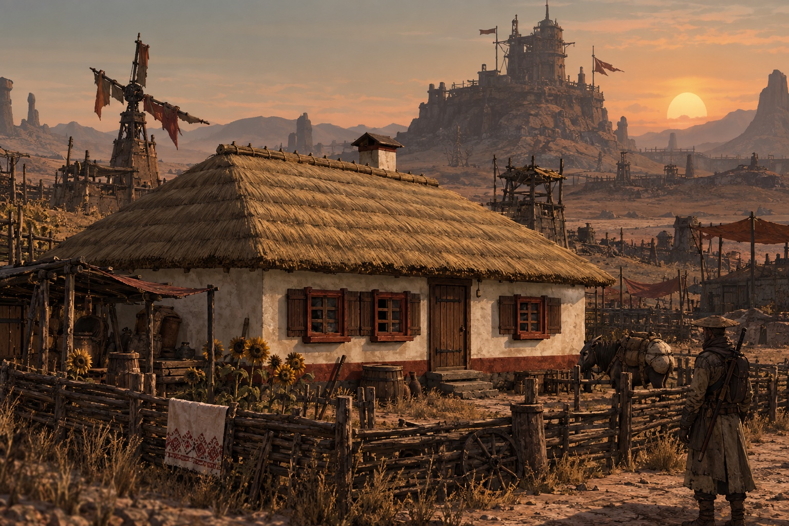 Ukrainian traditional house
 preview
