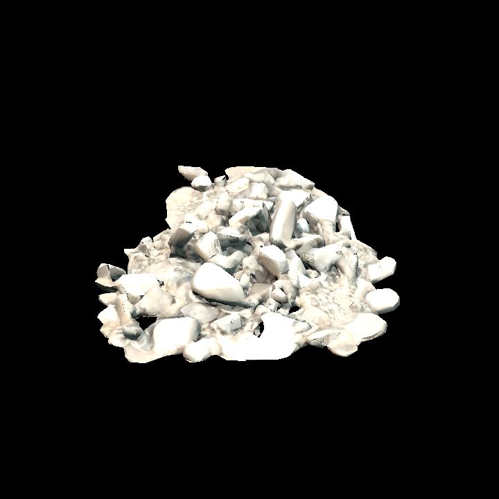 Stone rubble pile 2