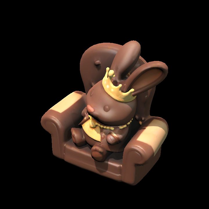 Hollow Chocolate Bunny King
