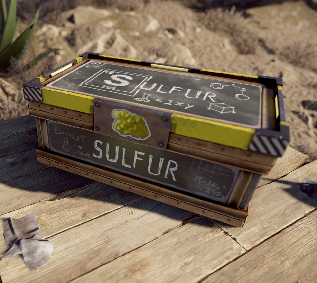 Scientific Sulfur Storage