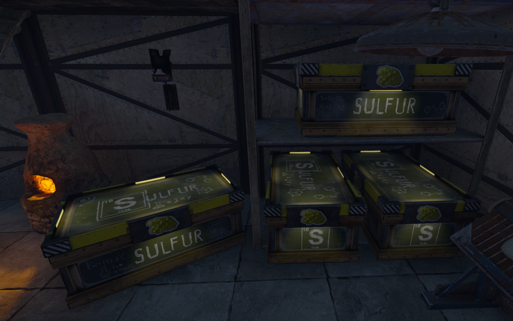 Scientific Sulfur Storage