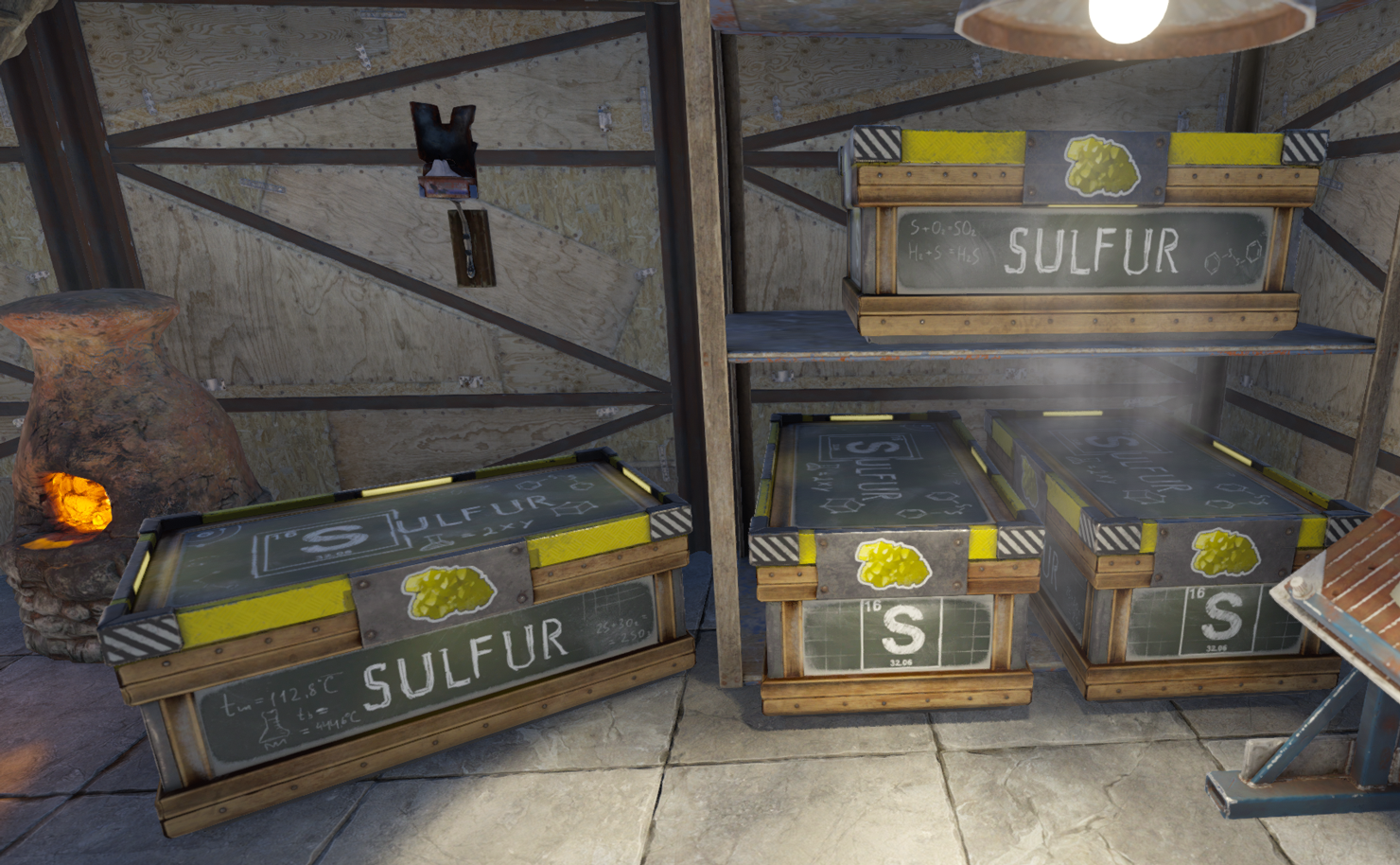 Scientific Sulfur Storage